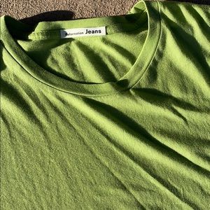 Reformation Jeans Green T-Shirt